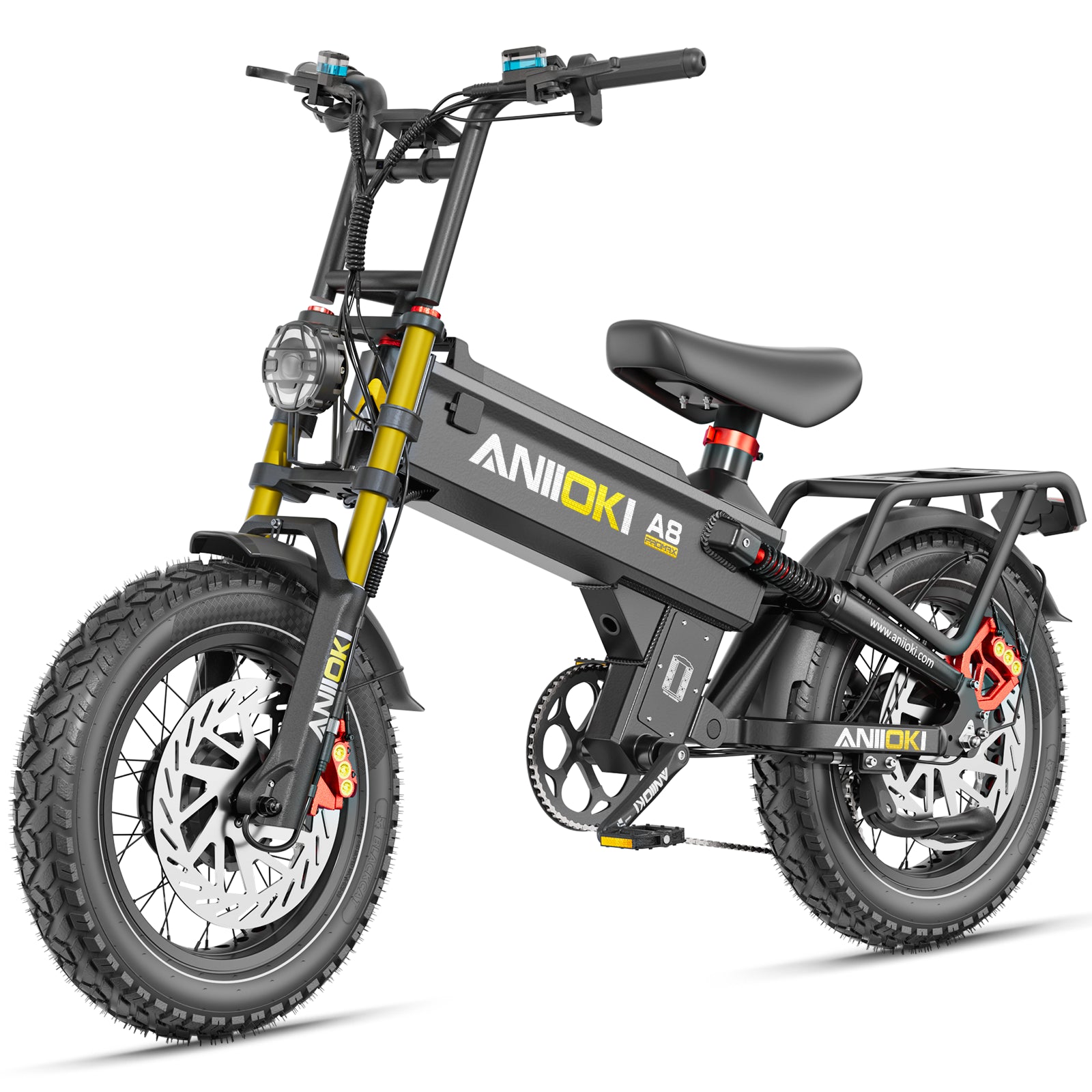 2025 Version A8 Pro Max 52V Dual Motor Ebike